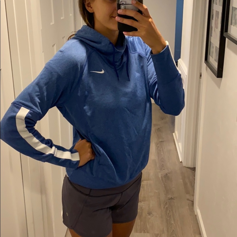 Blue Nike sweatshirt